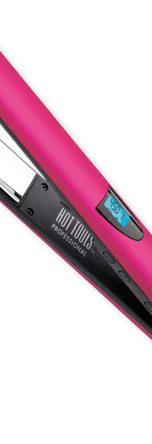 Hot Tools Pink Digital Titanium 1" Flat Iron Hot Tools Pink Digital Titanium 1" Flat Iron